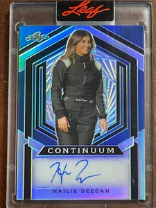 2023 LEAF METAL Continuum Encased HAILIE DEEGAN AUTO # 1 /121 NASCAR Truck 1/1 - Picture 1 of 3