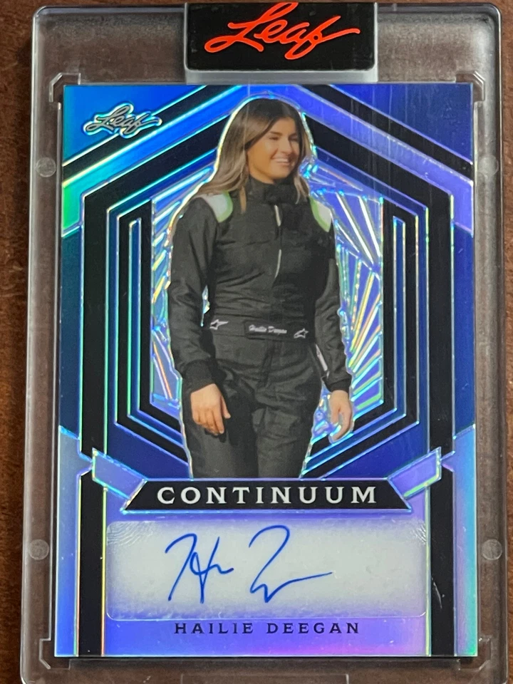 2023 LEAF METAL Continuum Encased HAILIE DEEGAN AUTO # 1 /121 NASCAR Truck 1/1 - Image 1 of 3