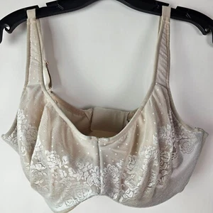 Soma 36DD Full Coverage Stunning Support Nude Beige Bra Underwire Lace - Picture 1 of 7