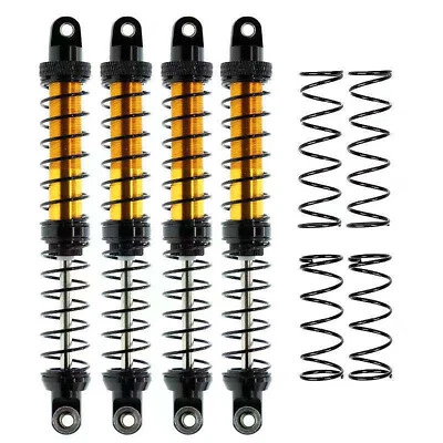 Metall-Stoßdämpfer mit Ersatzfeder für 1/10 Klettern RC Car TRX4 SCX10 90046 - Bild 1 von 4