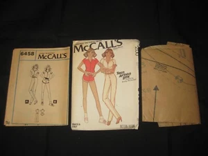 Vtg 1979 McCall's 6458 Young Junior Teen Jumpsuit Short Jumpsuit Size 5-6 Kristy - Picture 1 of 6