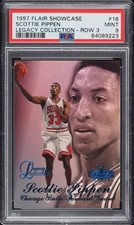 1997-98 FLAIR SHOWCASE LEGACY COLLECTION ROW 3 SCOTTIE PIPPEN /100 #16 PSA 9 ...