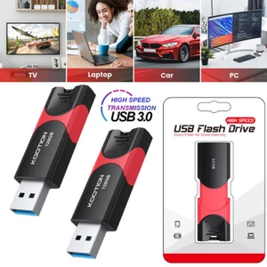 2Pack 128G/64G/32G USB Flash Drive USB 3.0 High Speed Memory Stick Zip Drive - Picture 1 of 12