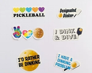 Pegatina PickleBall - Pegatinas Pickle Ball Divertidas Dink Deportes Red Paleta Laptop Taza - Imagen 1 de 2