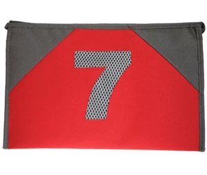 Número de la Suerte 7 - Neceser para Hombre Plano Rojo Gris Richard Jäger - Imagen 1 de 1