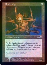 Rackling - Foil Played MTG Nemesis Magic 2B3