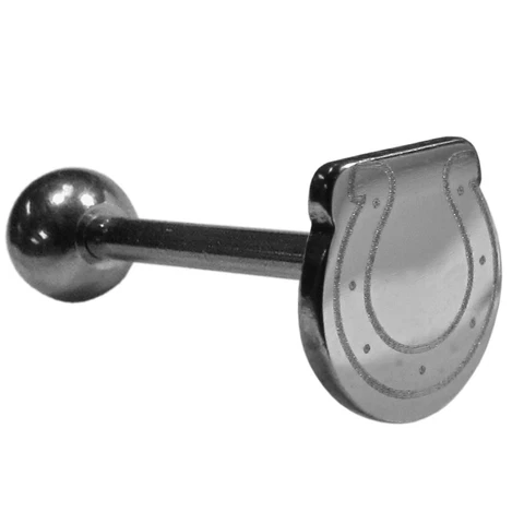 Indianapolis Colts Stainless Steel Barbell Tongue Ring (Logo) NFL Football Cover