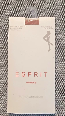 Panty superior de control de medias transparentes sedosas ESPRIT de colección E/F HALLAZGO RARO Foto 1 de 3