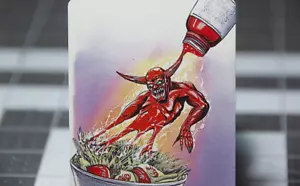 Salsarang, Altered Satirical Fan Art MTG boomerang - Picture 1 of 3
