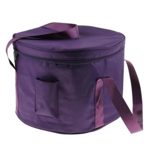14 Inch Carry Case Bag Cotton Padded for Crystal Singing Bowl Purple 14inch - Picture 1 of 7
