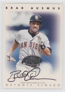 1996 Leaf Signature Series Auto Silver Brad Ausmus Auto