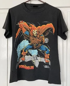 HOBGOBLIN SHIRT MARVEL SUPERHEROES COMICS 80S VTG SPIDER-MAN GREEN GOBLIN HORROR - Picture 1 of 10