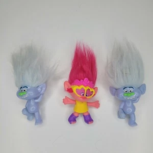 3 McDonald's 2020 DreamWorks Trolls World Tour Guy Diamond and Party Poppy. - Picture 1 of 6