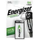 1 X Energizer 9v 175mah Power Plus Rechargeable Batteries Accu 175