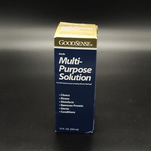 GOODSENSE Sterile Multi-Purpose Solution For Soft Contact Lenses 12 oz - Picture 1 of 6