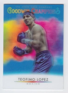 2021 UD GOODWIN CHAMPIONS TEOFIMO LOPEZ LENTICULARS 3-D SPLASH COLOR TL Boxing - Picture 1 of 1