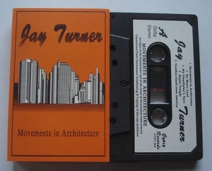 Jay Turner Movements In Architecture Signed Insert Cassette Tape - TESTED - Picture 1 of 4