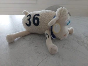 Nuevo Con Etiqueta Serta Oveja Peluche #36 Curto Juguete Peluche Ojos Azules - Imagen 1 de 8