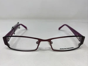 Marco de gafas de borde completo Skechers SK 2056 púrpura satinado/borgoña 49-16-135 CY94 - Imagen 1 de 8