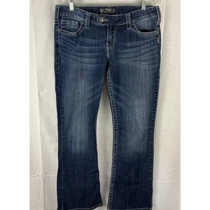 Silver Denim Jeans Tuesday Low Rise Boot Cut Stretch 31 x 31 - Picture 1 of 9