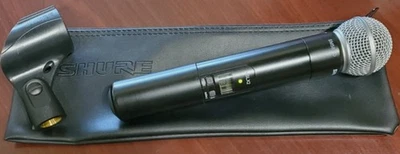 Shure SLX2 Wireless Mic Handheld Transmitter J3 band 572-596 MHz w/ SM58 capsule - Image 1 of 3