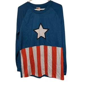 Top Pigiama Uomo Marvel Captain America Taglia Small *Nuovo-Leggi* - Foto 1 di 6