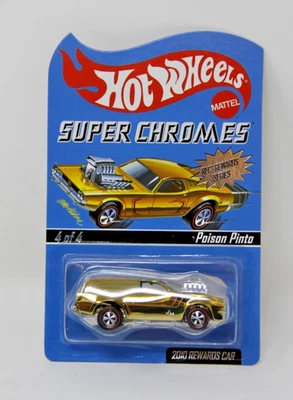 MINT Hot Wheels RLC Super Chromes Rewards Series Poison Pinto #672/2976 Redline - Image 1 of 4