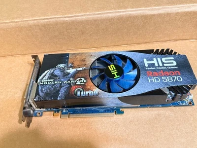 HIS Radeon HD 5870 1GB GDDR5 H587FN1GD Tarjeta de Video GPU PCI-E ATI Foto 1 de 4