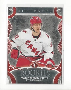 2024-25 Artifacts Ruby #184 Vasily Ponomarev Rookie Penguins /399 - Picture 1 of 2