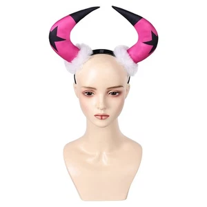 Helluva Boss Verosika Mayday Horns Halloween Carnival Cosplay Headwear - Picture 1 of 9