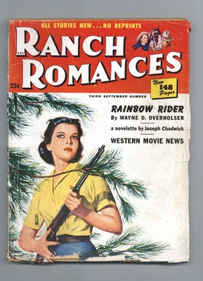 Ranch Romances Pulp Sep 1951 Vol. 167 #3 GD+ 2.5 Low Grade Foto 1 de 3