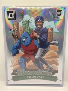 ✨ 2025 Panini Donruss Jaxson Dart Oversized Downtown Rookie Giants RC #14 Jumbo - Bild 1 von 2