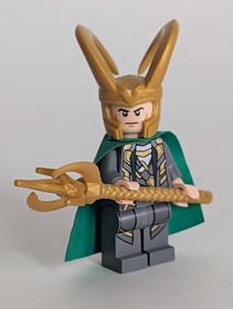 LEGO sh0033 Marvel Avengers Loki Minifigure From 6868 6867 6869 Authentic! 2012!