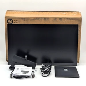 HP 27h FHD Monitor 27" 1920 x 1080 60 Hz IPS LED | 737K9AA - Picture 1 of 10