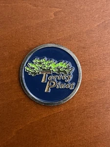 Torrey Pines Golf Course Double-Sided Golf Ball Marker - Picture 1 of 3