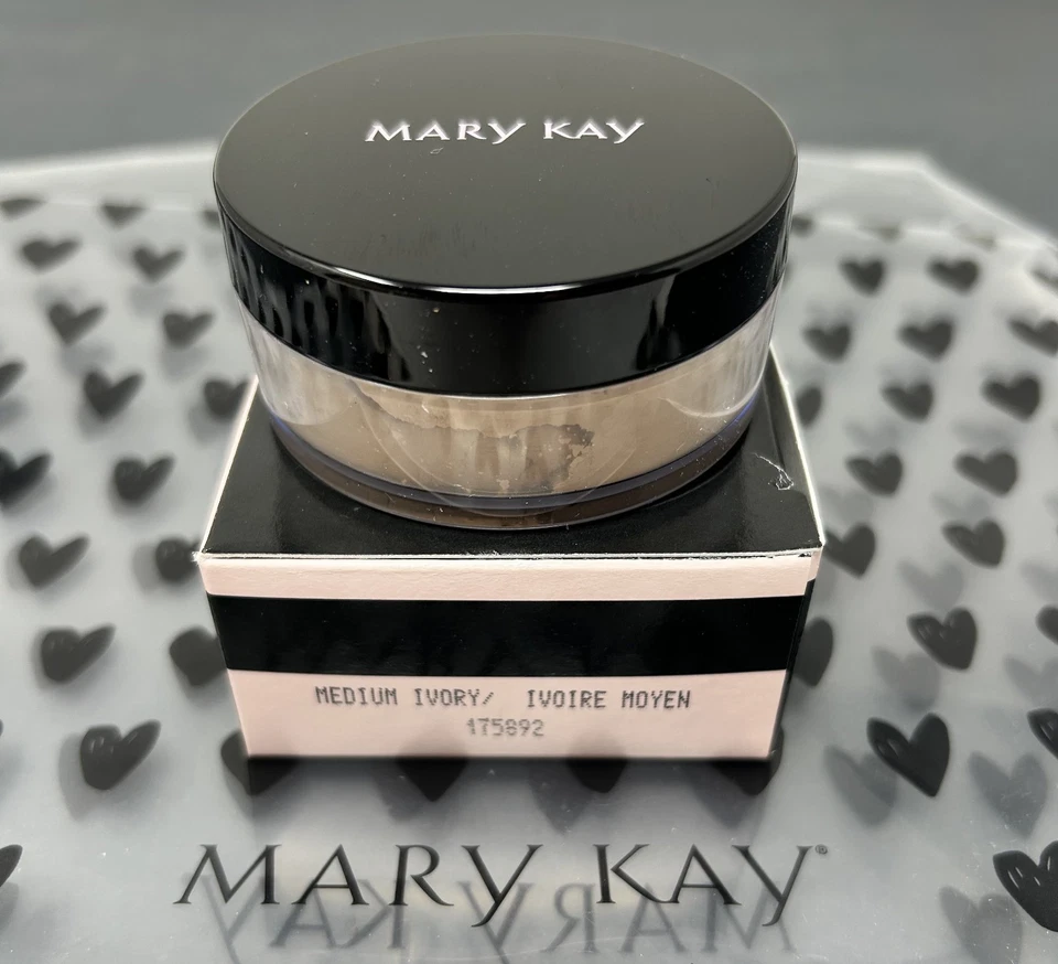 NIB Mary Kay Silky Setting Powder .28 Oz. Medium Ivory 175892 FAST SHIP - Image 1 of 2