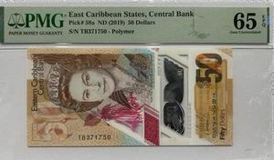 East Caribbean States, $50, Pick 58a, PMG 65 EPQ, Gem Uncirculated - Picture 1 of 2