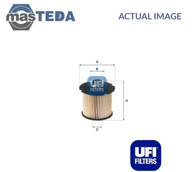2610400 ENGINE FUEL FILTER UFI FOR HYUNDAI I40 I 2.0 CVVT 110KW - Image 1 of 4
