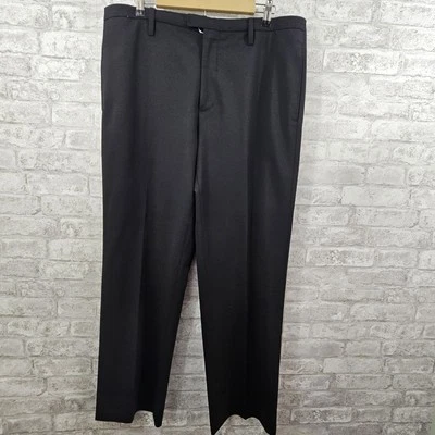 Armani Exchange Mens Slim Fit Wool Solid Trouser Suit Separate Pants Black 40 - Image 1 of 4