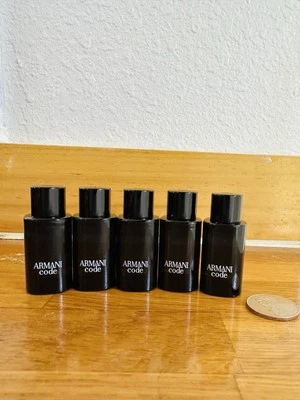 Lote 5 Armani Code MINI Splash Eau De Toilette Giorgio Armani 7 ml/0,23 oz Nuevo sin caja Foto 1 de 2