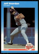 1987 Fleer Update Glossy Jeff Reardon Minnesota Twins #U-101