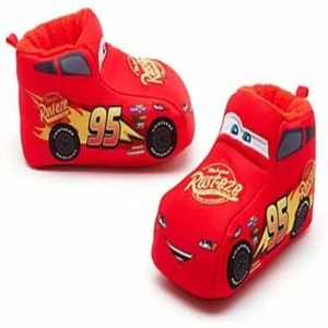 Lightning McQueen warme Schuhe, Hausschuhe für Kinder, Größe UK 7/8, EU 24/26, Autos - Bild 1 von 2
