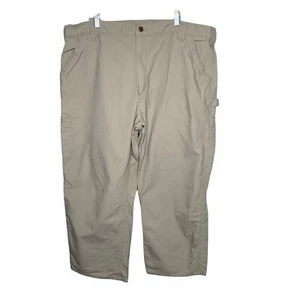 Carhartt Mens Original Dungaree carpenter pants size 42x30 tan - Picture 1 of 5