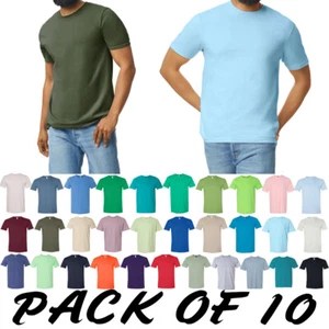 Gildan - Softstyle T-Shirt - 64000 (10er Pack) Bulk Uni Erwachsene T-Shirt - Bild 1 von 33