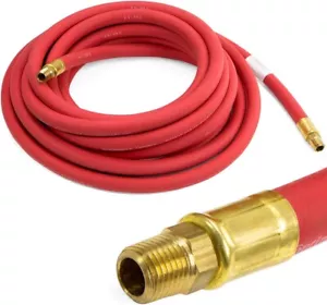 Continental (Formerly Goodyear) 100' x 3/8" Air Hose Rubber Red Air Hose USA - Picture 1 of 3