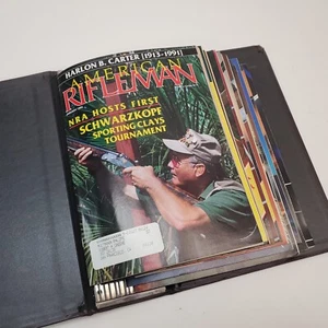 Vtg Lot 12 The American Rifleman NRA Magazine Complete Year 1992 in Binder - Picture 1 of 16