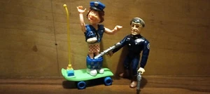 ๐ฅ POLICE ACADEMY ๐ฅ TACKLEBERRY/ZED & SKATEBOARD ๐ฅ 1988 KENNER ๐ฅ - Picture 1 of 11