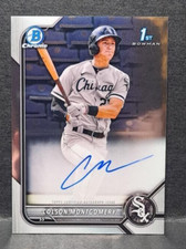 2022 Bowman Colson Montgomery Chrome 1st Prospect Auto #CPA-CMY White Sox
