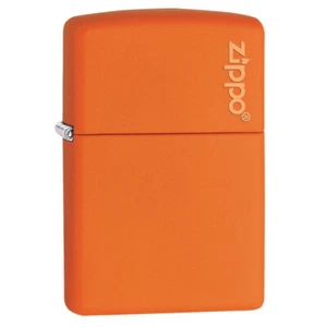 ZIPPO 231ZL Naranja Mate con encendedores de logotipo - Imagen 1 de 5