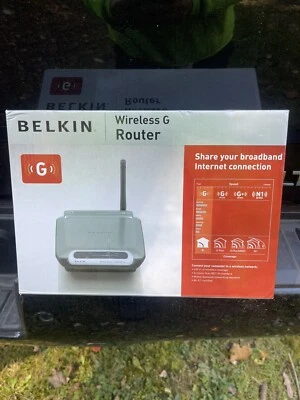 Belkin Wireless G Router ver 6002 Factory Sealed, P57612-D, New - Image 1 of 4